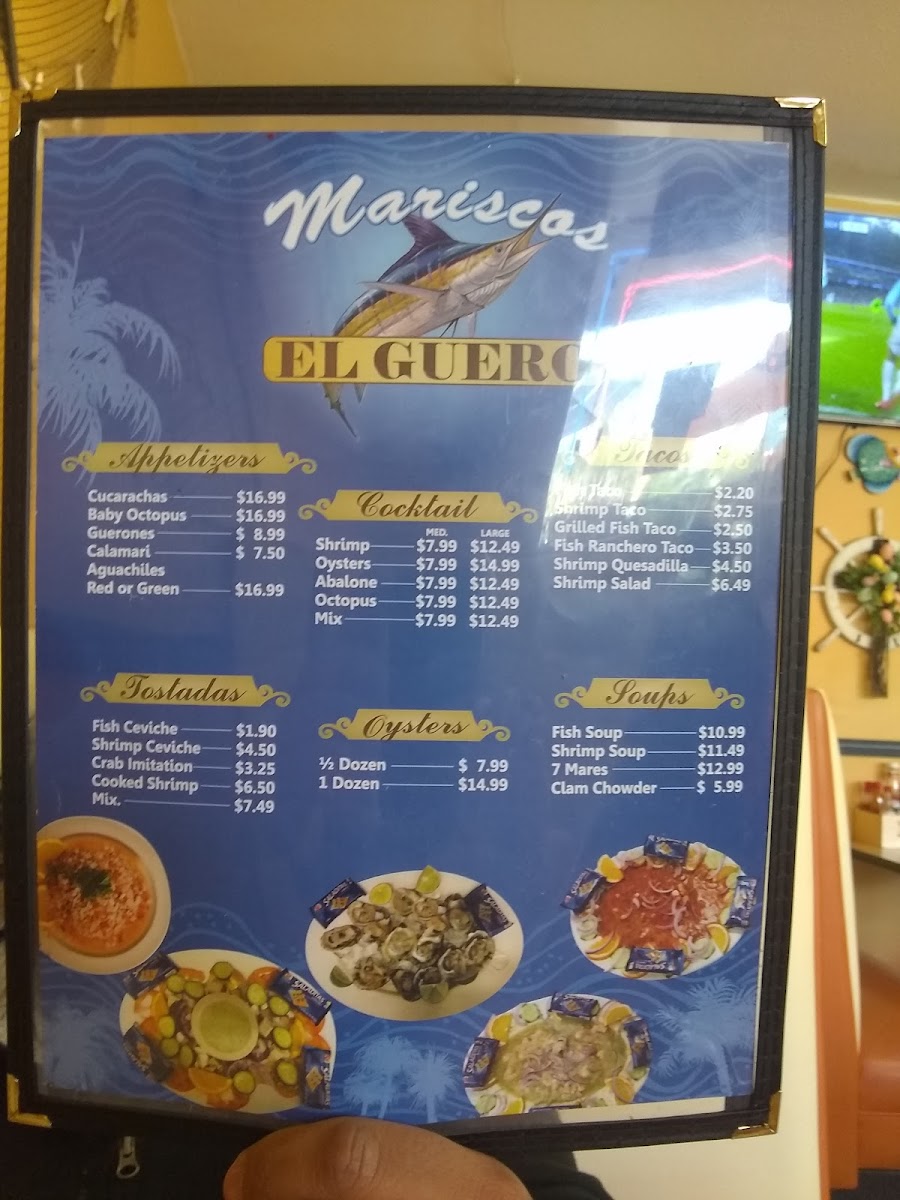 Menu Mariscos 'el Güero'-6